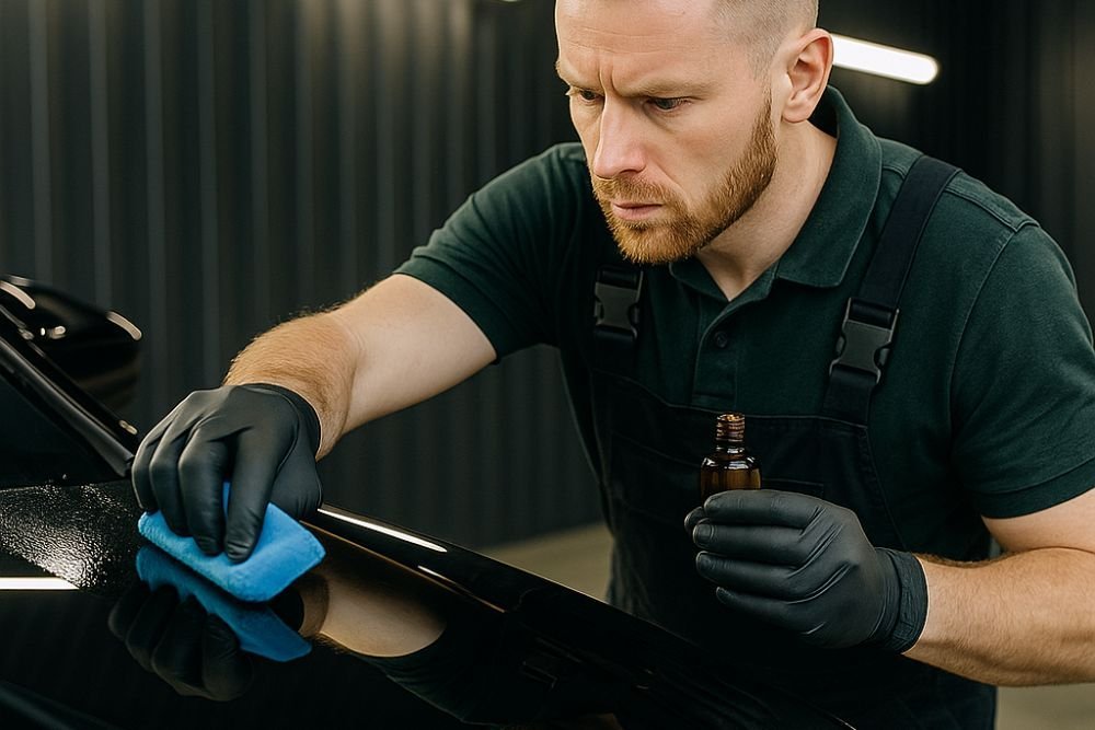 Tratemiento cerámico de carrocería en Limpieza de coches en Barcelona